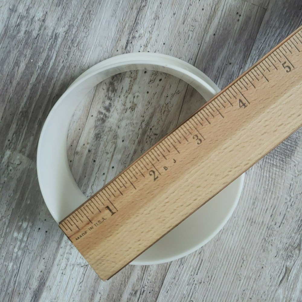 TUPPERWARE 4 inch 1/4 lb Hamburger Burger Press 882 884 lid Seal 6 Keepers - Picture 3 of 8